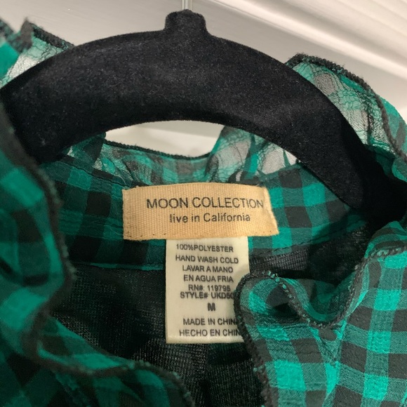 Checkered Ruffle Dress - Picture 4 of 5